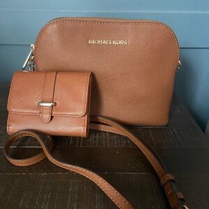 Michael Kors Crossbody Purse w/ free unbranded wallet